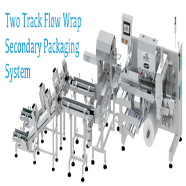 SS Two Track Flow Wrap Powder Packaging Machine