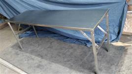 SSS Stainless Steel Folding Table 6'x1.5'x2.5'ht