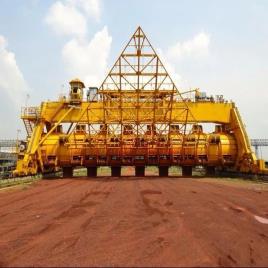 Stacker and Barrel Reclaimer Machine