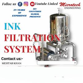 Stainless Steel Ink Filtration Machine, 200 Lph