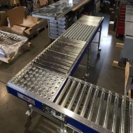 Adjustable Length Box Transfer Roller Conveyor