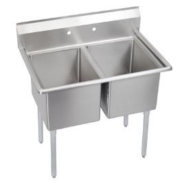 2 Bay Commercial Sink