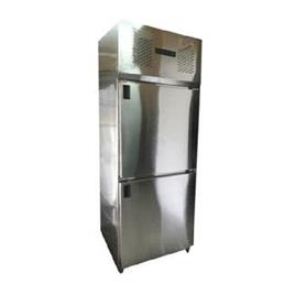Stainless Steel 2-Door Vertical Fridge