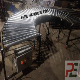 20 Feet Stainless Steel Expandable Roller Conveyor