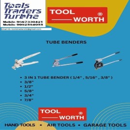 Stainless Steel 3-in-1 Tube Bender (4 inch)