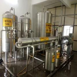 Stainless Steel 3000 LPH RO Water Plant with Tank
