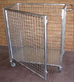 Steel 4 Wheel Cage Trolley