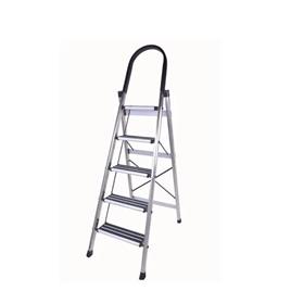 Stainless Steel Folding 5 Step Ladder