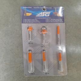 Stainless Steel Grooving Router Bits Set