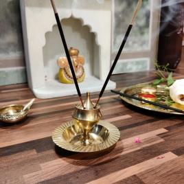 Stainless Steel Agarbatti Stand, 4 Cm Burner