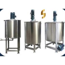 Gray Stainless Steel Agitator Tanks, 500 Liter/day
