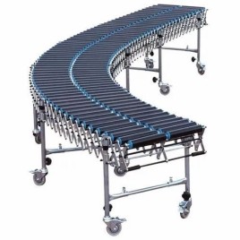 Stainless Steel Rubber Flexible Conveyor, Variable Capacity