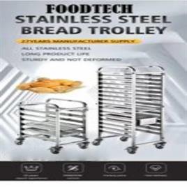 Stainless Steel Bread Cooling Trolley