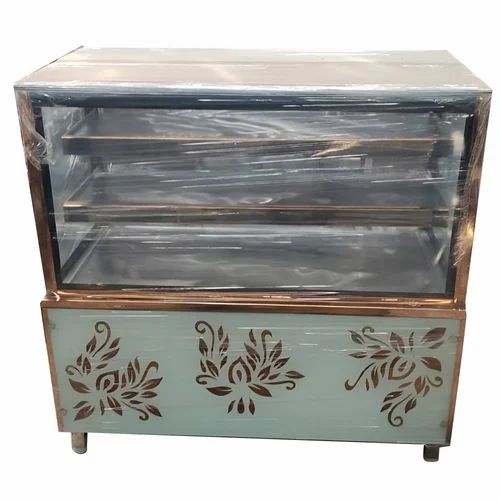 Stainless Steel Display Counter 3 Shelves