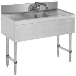 Stainless Steel Bar Sinks With Integrated Table