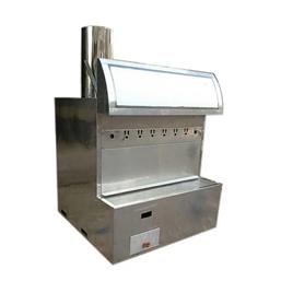 Metallic Grey Soda Machine