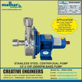 Stainless Steel Centrifugal Bare Pump CF3