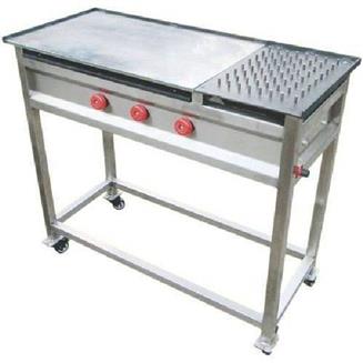 SS Chapati Hot Plate Puffer Machine