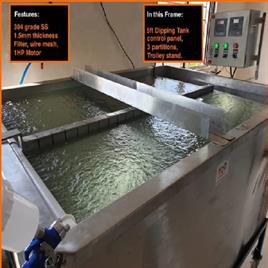 Stainless Steel Chocolate Dipping Machine, 1000-5000 L Capacity