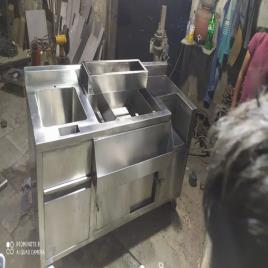 Stainless Steel Commercial Bar Counter Station 4 Ft