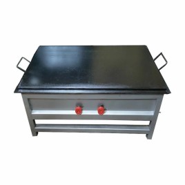 Commercial Dosa Tawa Plate (2 Burner, SS)