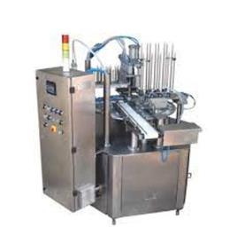 Steel Curd Filling Machine, 1000 cups/hr