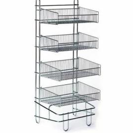 Stainless Steel End Unit Display Rack