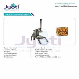 Stainless Steel Chips Machine
