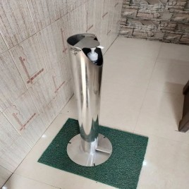 Stainless Steel Paddle Sanitizer Dispenser