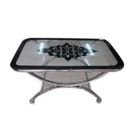 Steel Glass Center Table
