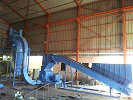 Stainless Steel Glass Grinding Plant, 3-5 HP, 240-440V