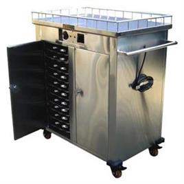 Stainless Steel Food Warmer Cart