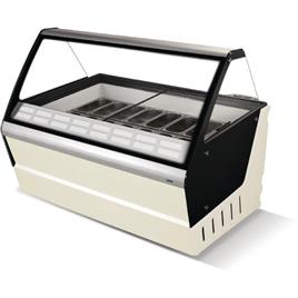 Stainless Steel Ice Cream Showcase