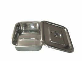 Desco Stainless Steel Instrument Tray, 8x6 Inch