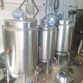 Stainless Steel Jacketed Agitator Tank