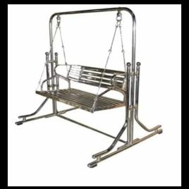 Stainless Steel Jhula, Two Seater