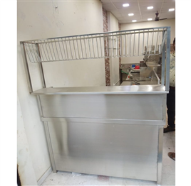 Street Food Juice Counter, Stainless Steel