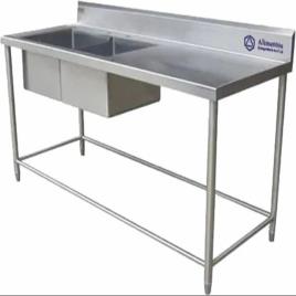 Stainless Steel Kitchen Table Single Sink
