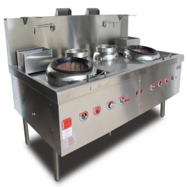 Commercial Stainless Steel LPG Chinese Burner Range