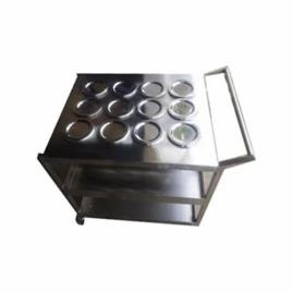 Portable 12 Bowl Masala Trolley