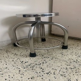 Polished Stainless Steel Doctor Stool
