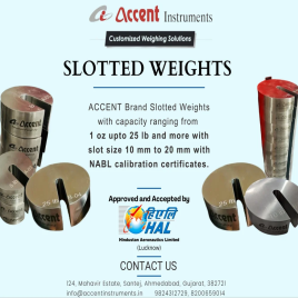 Mirror Finish Stainless Steel Slotted Weights