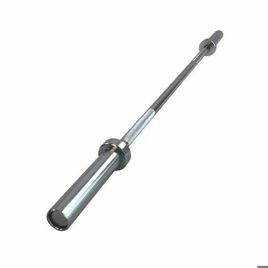 Silver Stainless Olympic Barbell
