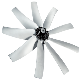 Stainless Steel Sickle Profile Axial Impeller