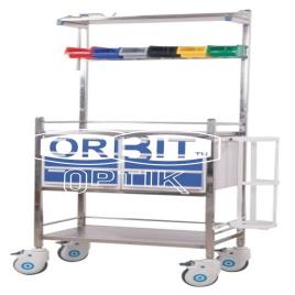 Stainless Steel Hospital Crash Trolley, 180X60X80cm