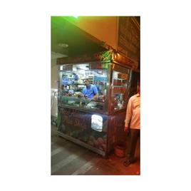 Stainless Steel Pan Shop Display Counter