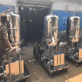 Paper Zero Hold-Up Sparkler Filter