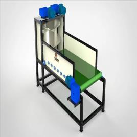 Stainless Steel PET Bottle Bale Breaker, 5 Ton