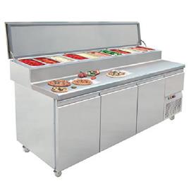 Electric Stainless Steel Pizza Topping Counter