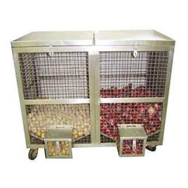 Steel Potato Onion Bin, Kitchen Capacity